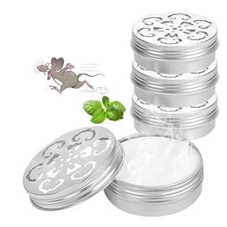 Mouse Repellent, Peppermint Oil Rat Repellent for Home Kitchen Garage Garden Indoor Outdoor, Rat Repellent Safe for Family & Pets, 4 Pack