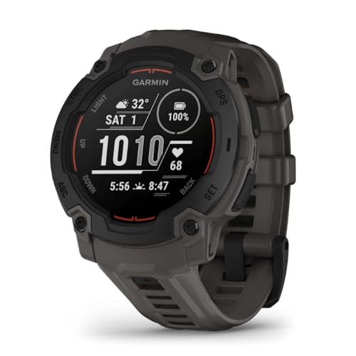 Image of Garmin Instinct E 45mm, Rugged Outdoor GPS Smartwatch, 24 /7 Health Monitoring, Wrist-Based Heart Rate, Up to 16 Days of Battery Life, Charcoal