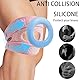 AUNGCSHE Kniebandage Männer Damen, Verstellbare Wellneekniebandage, Wellness Kniebandage, Atmungsaktive Knie Schiene für Arthritis, Springerknie, Pain Relief Knee Braces(Rosa)