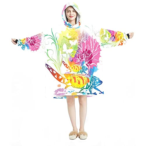 Sweat à capuche surdimensionné douillet pour ne plus jamais avoir froid