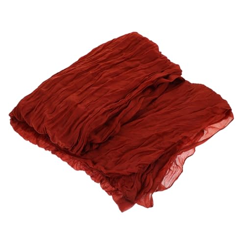 Nappe pliable chemin de table froissé Amosfun pour décoration de table
