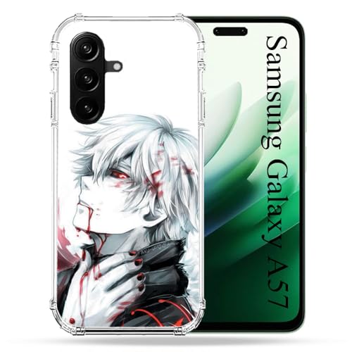 Coque pour Samsung Galaxy A57 5G Tokyo Ghoul évite les bris d'écran