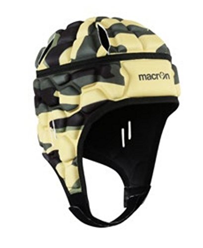 Casco Caschetto Protettivo Portiere Calcio/Rugby Helmet XE Camouflage Macron