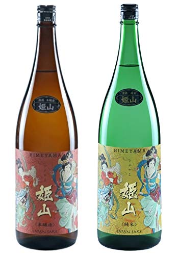 福井 日本酒 贈答 誕生日 プレゼント 清酒 姫山 本醸造 純米 1800ml ギフト セット【化粧箱付】福井県