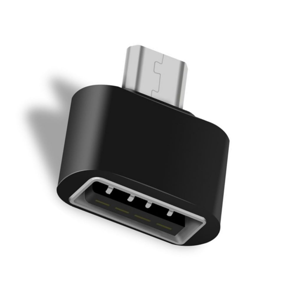 Elnwnnkc USB 2.0 A to MicroUSB Type C OTGs Adapter 480Mbps for Data Transfer and Charging for Phones Tablets