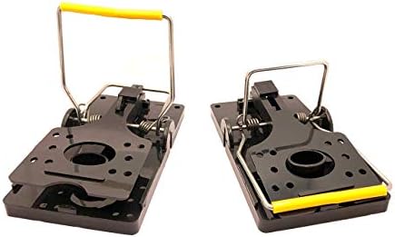 2 Pack Large Rat Traps With Heavy Duty Spring For Humane Kill Complete With 1 Pair Of Bonus Gloves (UK SELLER)