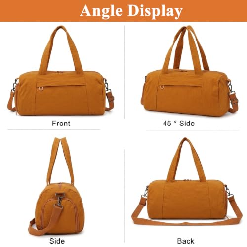 Image of PALAY Gym Bag Duffle Bag with Wet Dry Section and Slot for Women