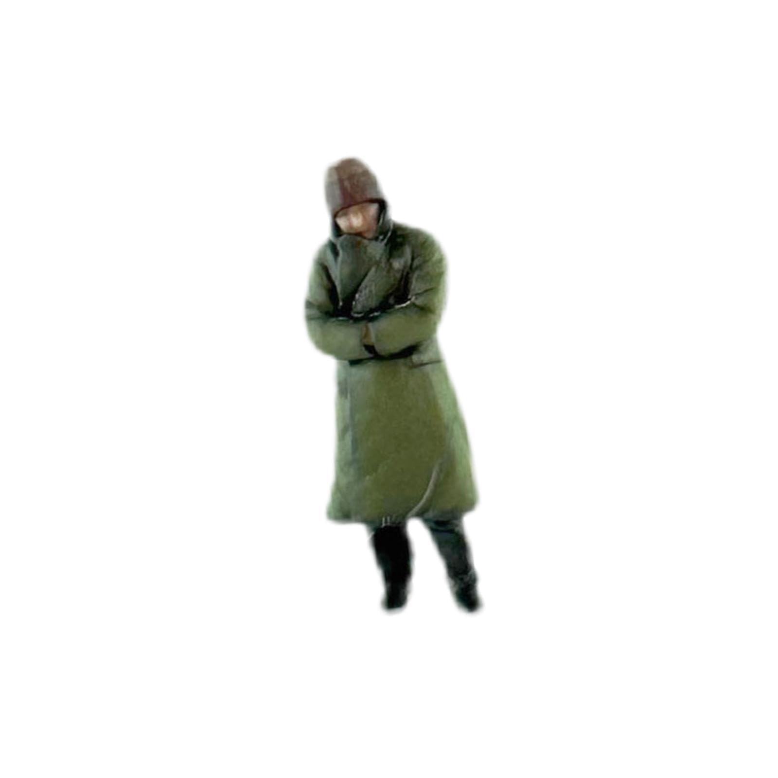 AUYXSSZ Miniature Figures Designed to Fit Into 164 Scale Diorama Figures Action Suitable for Scenic Displays People Figurines Miniature Scenes Model Figurines