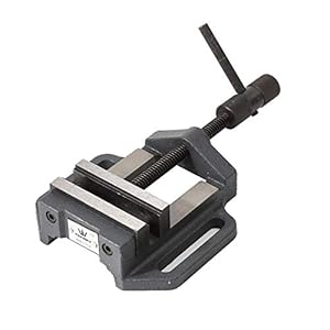 TOPWAY Drill Press Vice 125mm 5 Inch Professional Precision German Type Pillar Bench Drill Vice Clamp for Workshop Milling Machine Machinery Maintenance 403265