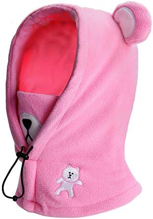 HZTG Kids Winter Warm Windproof Balaclava Hat Boys Girls Ski Riding Face Mask Fleece Neck Warmer 2 41ko++1ofhL. AC