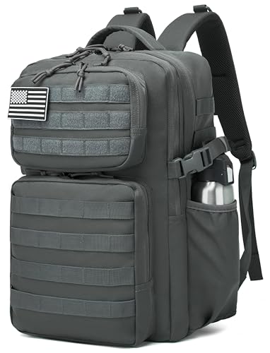 Image of Wotony Military Tactical Backpack for Men Waterproof Daypack 3 Day Assault Pack Molle Bag with Water Bottle Holder