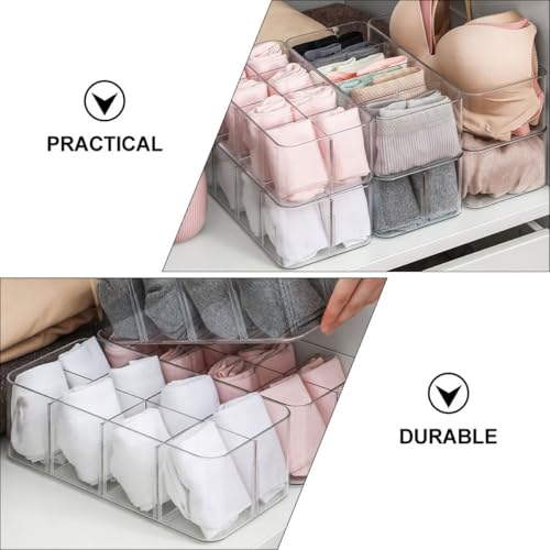 Rangement chaussettes anti-désordre à compartiments pour petits espaces - 4