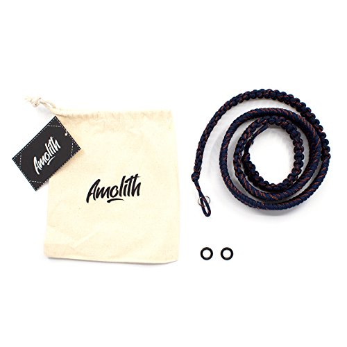 Amolith Kameragurt aus Paracord-Seil - Farbe: Thin Orange Line - Länge: 100 cm | AML-8544 – Bild 5