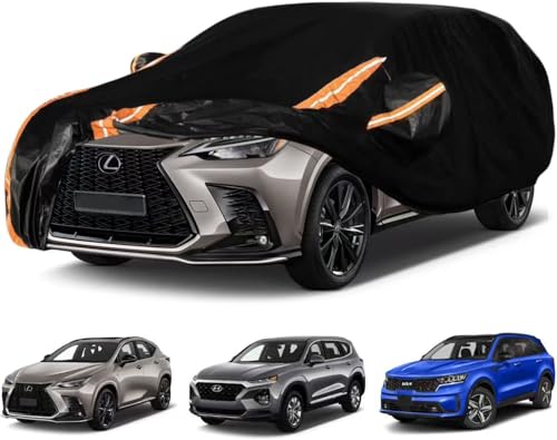 Image of 8 Layers Car Cover Custom Fit Lexus NX 250 300 350 400 450, Nissan Rogue 2008-2026, Mazda CX-50, Waterproof All Weather for Automobiles, Outdoor Full SUV Car Cover Rain Sun UV Protection