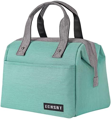 Large Insulated Lunch Bag for Women Men Leakproof Lunch Tote Bags Cooler Bag for Work Travel Adult Thermal Lunch Bags for Office -10L Lunchbox - Mint Green