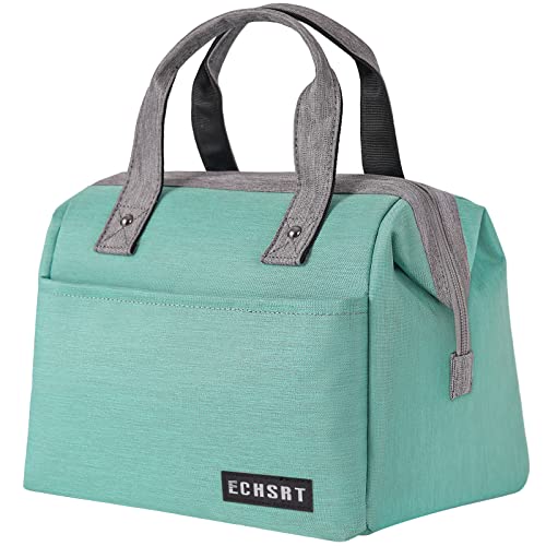 Large Insulated Lunch Bag For Women Men Leakproof Lunch Tote Bags Cooler Bag For Work Travel Adult Thermal Lunch Bags For Office -10L Lunchbox - Mint Green #TOP2