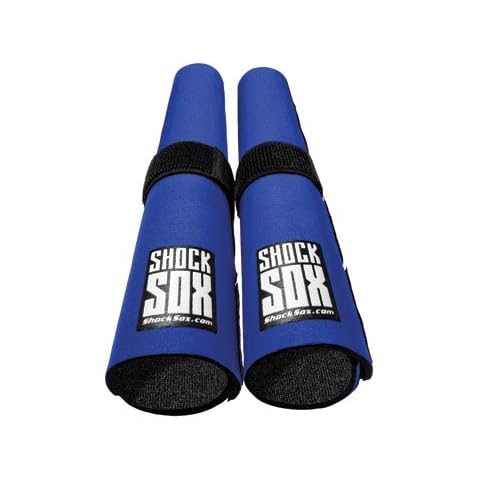 Shock Sox Fork Seal Guards 37-50mm Fork Tube 13" Blue for Yamaha WR250R 2008-2018 Cover