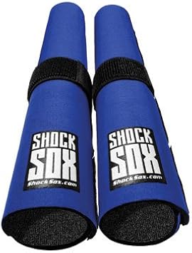 Shock Sox Fork Seal Guards 37-50mm Fork Tube 13" Blue for Husqvarna WR 125 2009-2011