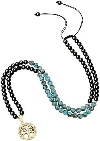 COAI Tree of Life Pendant 108 Beads Japa Mala Necklace