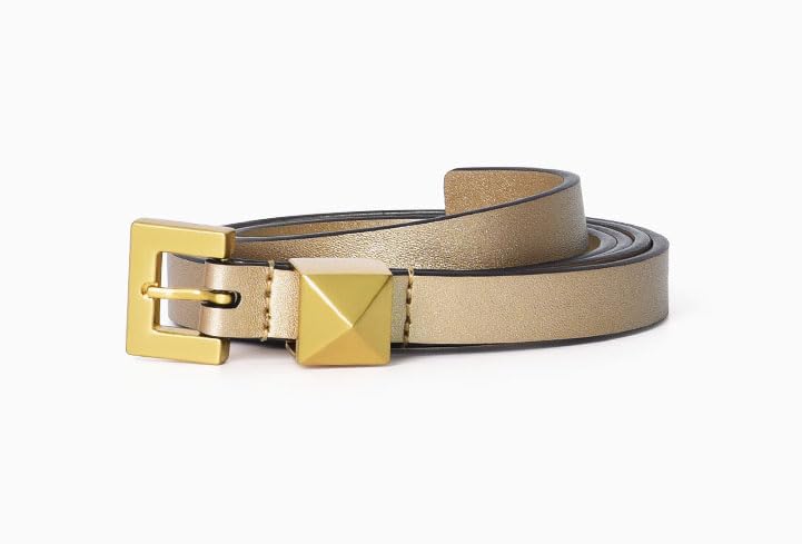 Women Leather Belt Fashion Skinny Belt Ladies Punk Belt Vintage Leather Belt for Jeans Dress2