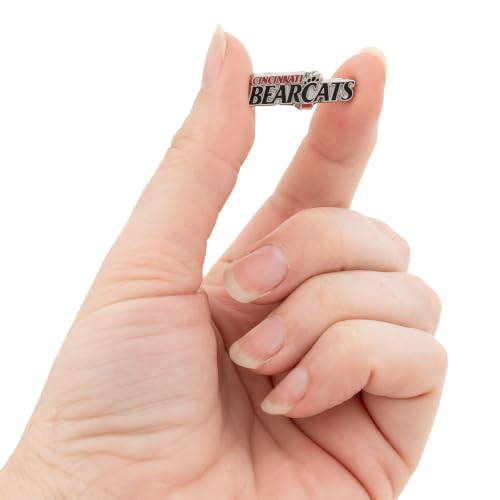 Image of Desert Cactus University of Cincinnati Magnetic Metal Lapel Pin (C) | Officially Licensed UC Cincinnati Bearcats Enamel Finish Lapel Pin Formal Wear Bag and Hat Jewelry Tie Track Brooch Pin