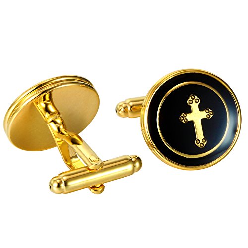 Image of Stunning Mens Nautical Knot Stainless Steel Cufflinks