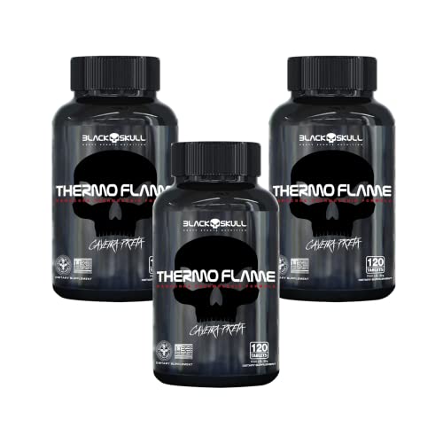 3x Thermo Flame (120 Tabs), Black Skull…