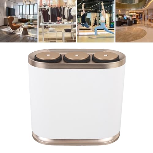 Dyfuzor Aromaterapii Dyfuzor Aplikacji Bluetooth Control Olejki Eteryczne Dyfuzor Olejków Eterycznych z Potrójnymi Dyszami Roztworów do Sauny Hotelowej UE Wtyczka 100 (Wtyczka UE