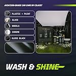 Travel Kit, Automotive Care Kit, 4 Piece Set, Includes 8oz Car Shampoo, 8oz Quick Shine, and Two Microfiber Towels - Image 5