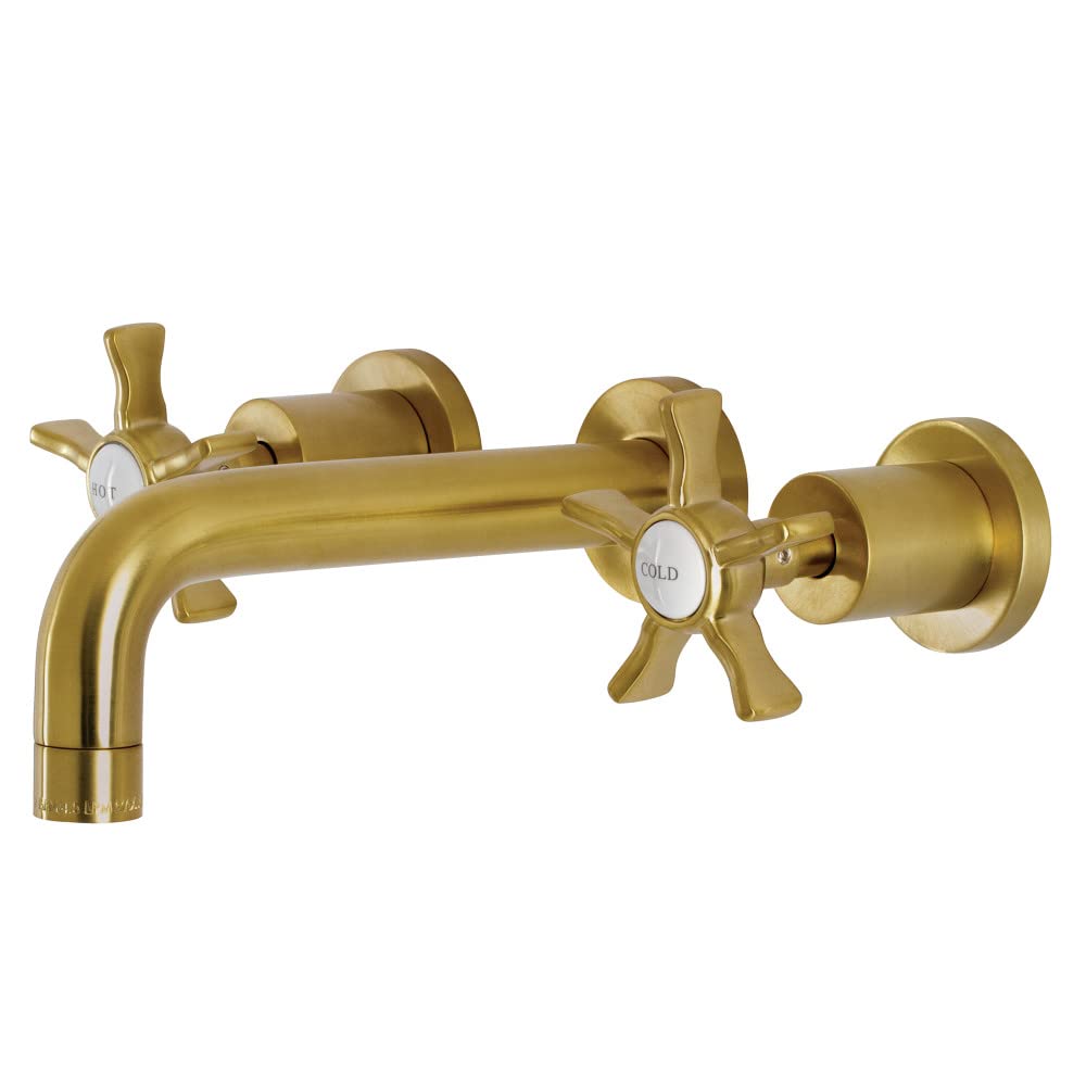 Robinet de salle de bain laiton brossé Kingston Brass KS8127NX mélangeur de luxe