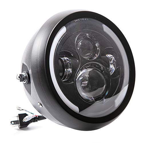 Phare LED rond étanche moto pour rouler la nuit sous la pluie