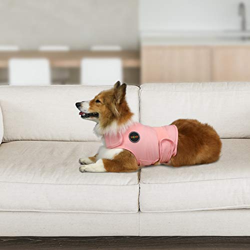 Image of MCHY Dog Anxiety Vest, Anxiety Relief for Dogs, Dog Calming Coat (Pink L)