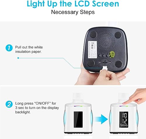 Wanjiaone WJ-T188 Study Desk Lamp With Usb Charging Port&Screen&Calendar&Color Night Light, Kids Dimmable Led Table Lamp thumb #5