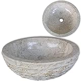 Ce lavabo rond, en marbre naturel, va donner une touche d'élégance à toute salle de bains ou toilette.