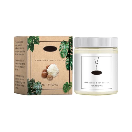 Oasis Neuropathy Cream, 4oz Magnesium Body Butter, Soothing Skin Discomfort, Repair Damaged Skin, Deeply Moisturizes, Keep Soft Smooth, Suitable for All Skin Types