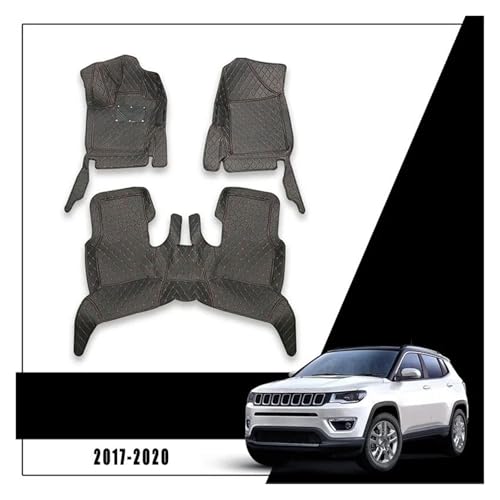 Tapis de sol Jeep Compass 2017-2020 accessoires intérieur - 4