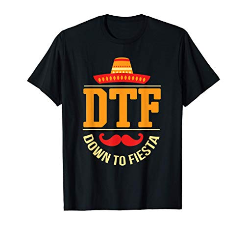 DTF Down To Festa cinco de maio funnu chapéu t-shirt