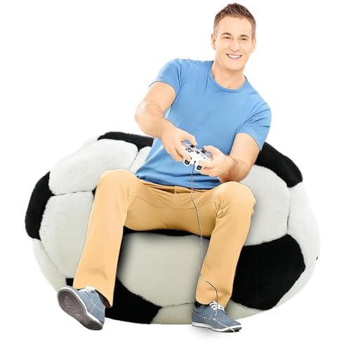 SXBCyan Sillón Puff con Almacenamiento De Peluches For Niños Y Adultos. Funda De Piel Sintética De Conejo Sin Relleno For Organizar Habitaciones De Niños Pequeños Y Niños. Juguetes De Peluche.
