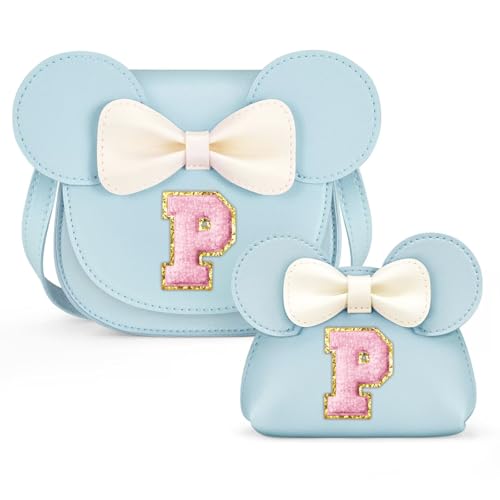 Image of Toddler Purse Gifts for Girls, Little Girl Purse Kids Wallet Crossbody Bag, Birthday Gifts for 3 4 5 6 7 8 Year Old Girl (P, Blue)