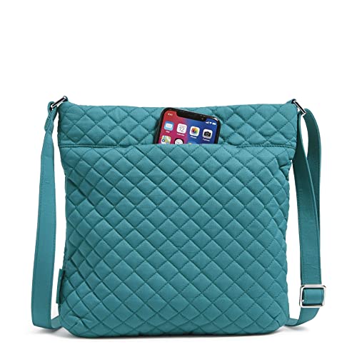 Image of Vera Bradley Women's Cotton Triple Zip Hipster Crossbody Purse