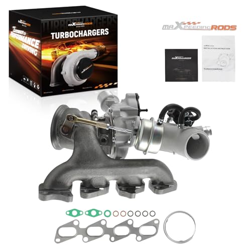 maXpeedingrods 667-203 Turbo Turbocharger for Chevrolet Chevy Cruze 2011-2016 Sonic 2012-2020 Trax 2013-2021, for Buick Encore 2013-2021, 1.4L Engine, 55565353, Basic VL Series