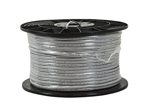 Monoprice Cat 3 - 3 Pair -Ul - Stranded Pure Bare Copper - Silver Jacket - 1000Ft Bulk #TOP12