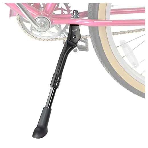 Lumintrail Center Mount Bike Kickstand Adjustable Height Bicycle Stand Fits Most 24” 26” 28” 700c Bicycles