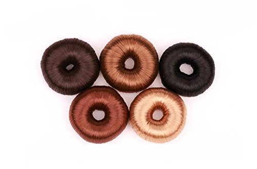 Haar-Donut Bun Maker, Rund, 7,5 Cm – Für Dutt, Hochzeit, Brautfrisur, Wasserfest