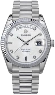 Sugess Classic S449 Automatic dan and date Men's Watches Sapphire Glass Waterproof Luxury Mechanical Watch (V 4)