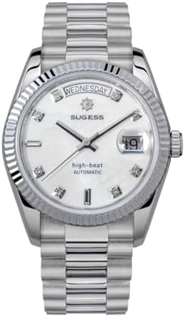 Sugess Classic S449 Automatic dan and date Men's Watches Sapphire Glass Waterproof Luxury Mechanical Watch (V 4)