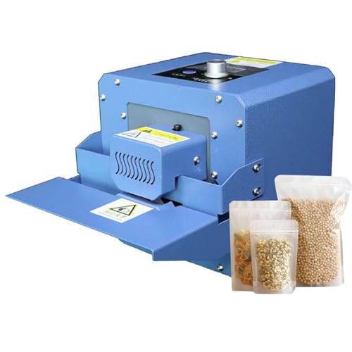 300W Automatic Heat Sealing Machine, 5m/min Industrial Continuous Sealer Food Packaging Machine, Foil Bag, Kraft Paper Bag