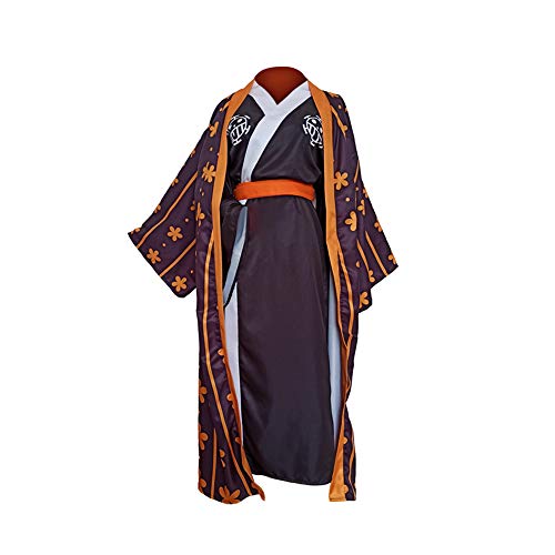 Trafalgar D Water Law Kimono Outfits Anime Cosplay Costume for Halloween Drama Role Play