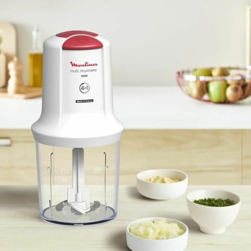 Mini-hachoir 3en1 0.5l 500w Blanc - AT710110