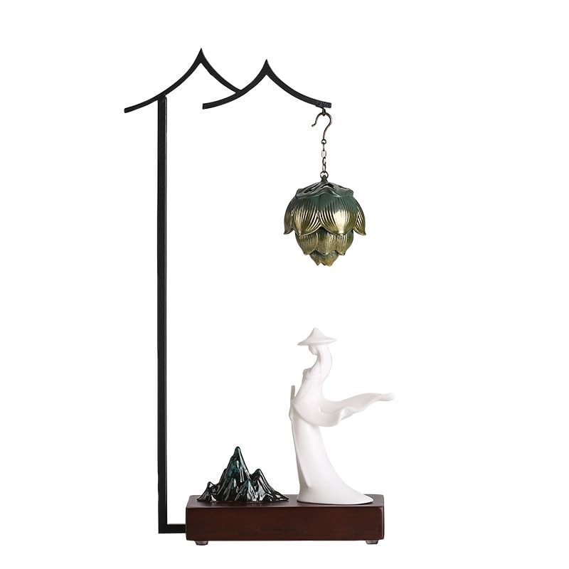 Porte-encens style chinois TUSUOD, une décoration créative et haut de gamme pour votre porche